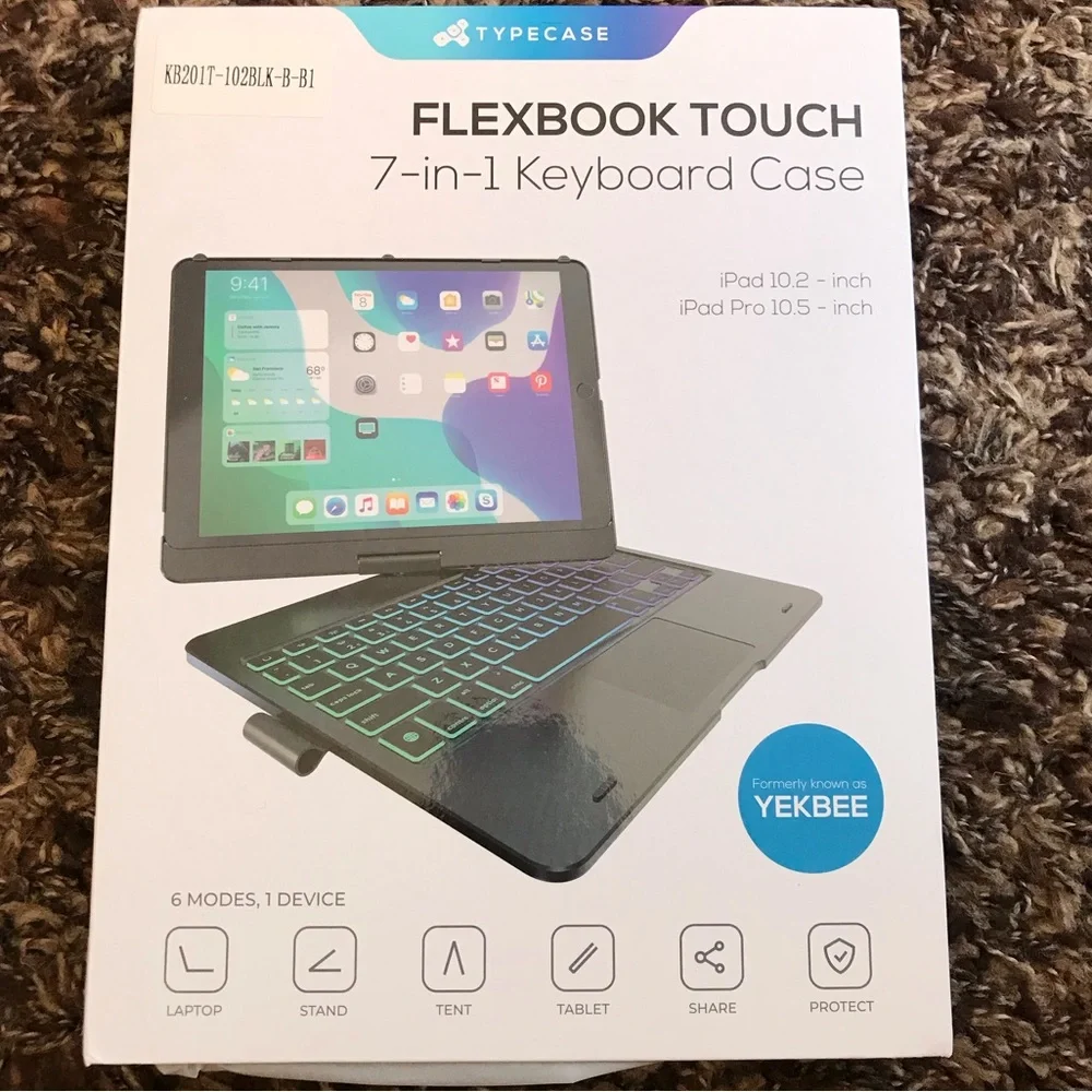 Flexbook Touch 7-in-1 Lightup Keyboard Case NIB